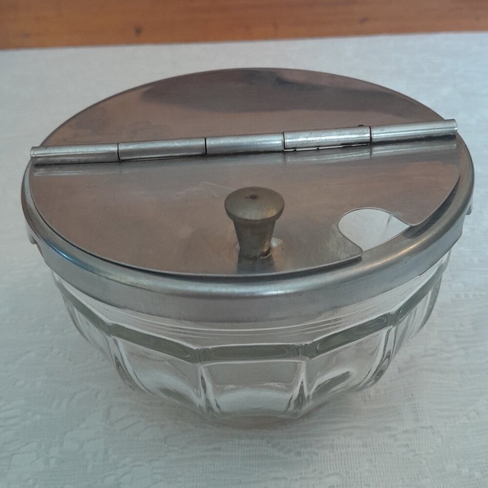 RARE Antique "Gemco" Diner-Style Sugar Bowl